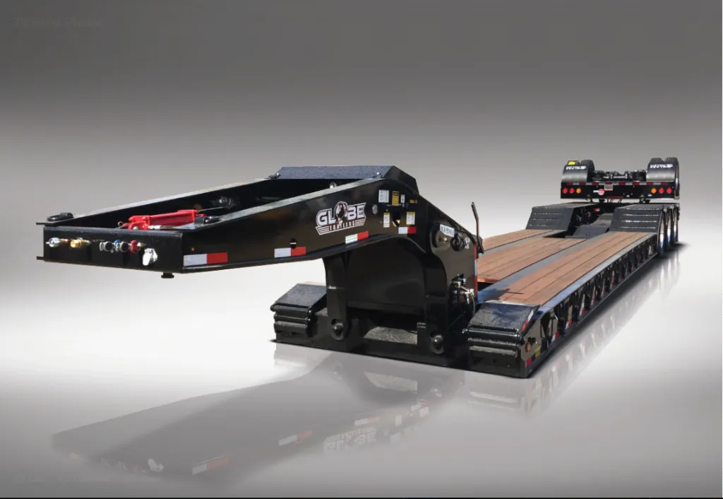 Globe Trailers 55 Ton Hydraulic Lowboy Hills Machinery Company