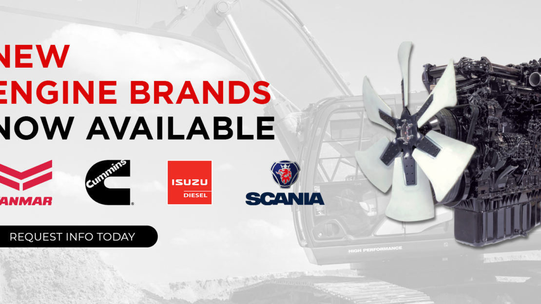 New Engine Brands Now Available