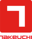 Takeuchi compact equipment logo with tag